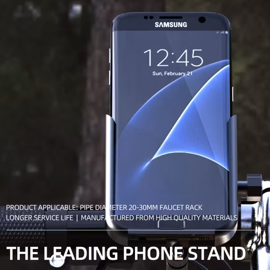 Verstellbarer, wasserdichter Motorrad-Roller-Mobilständer, Motorrad-Telefonhalter